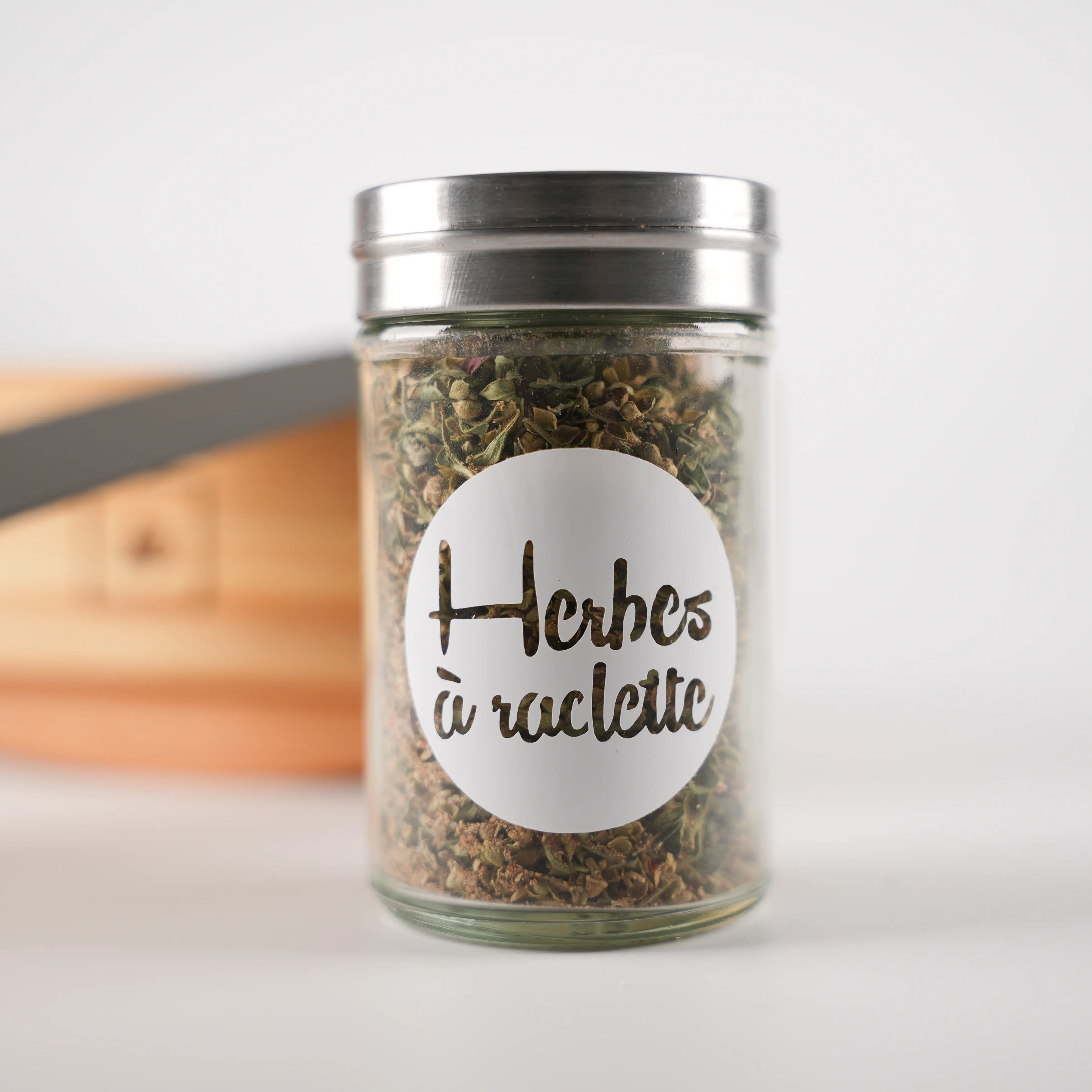 Kit du racleur -Spatule en Bois, Herbes et Racloir Inclus